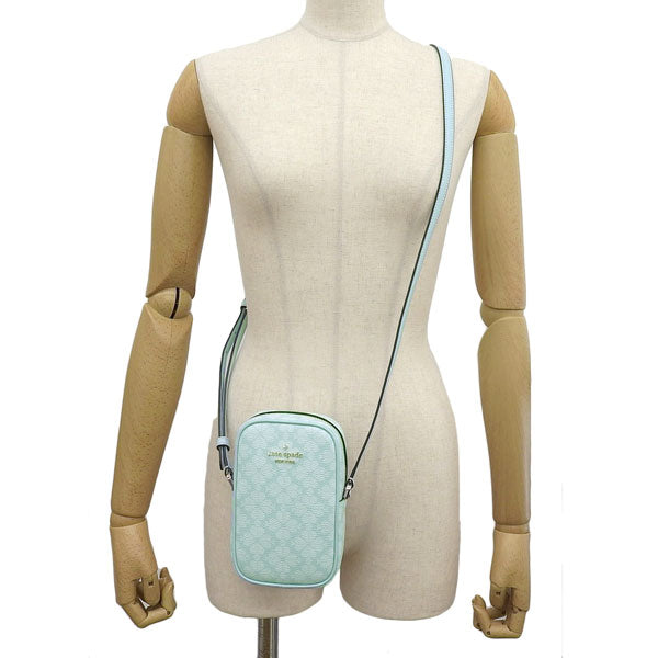 ケイトスペード バッグ レディース ショルダーバッグ アウトレット ブルーマルチ スペードフラワー ノースサウス ジップフォンクロスボディ spade flower KG490-960 KATE SPADE