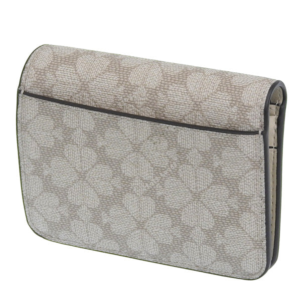 ケイトスペード 財布 レディース 二つ折り財布 アウトレット ベージュマルチ スペード フラワー スモール バイフォールド ウォレット SPADE FLOWER PV SM WAL KG493-250 KATE SPADE 母の日　土日祝も毎日発送します