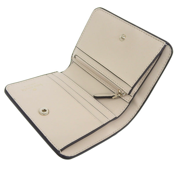 ケイトスペード 財布 レディース 二つ折り財布 アウトレット ベージュマルチ スペード フラワー スモール バイフォールド ウォレット SPADE FLOWER PV SM WAL KG493-250 KATE SPADE 母の日　土日祝も毎日発送します