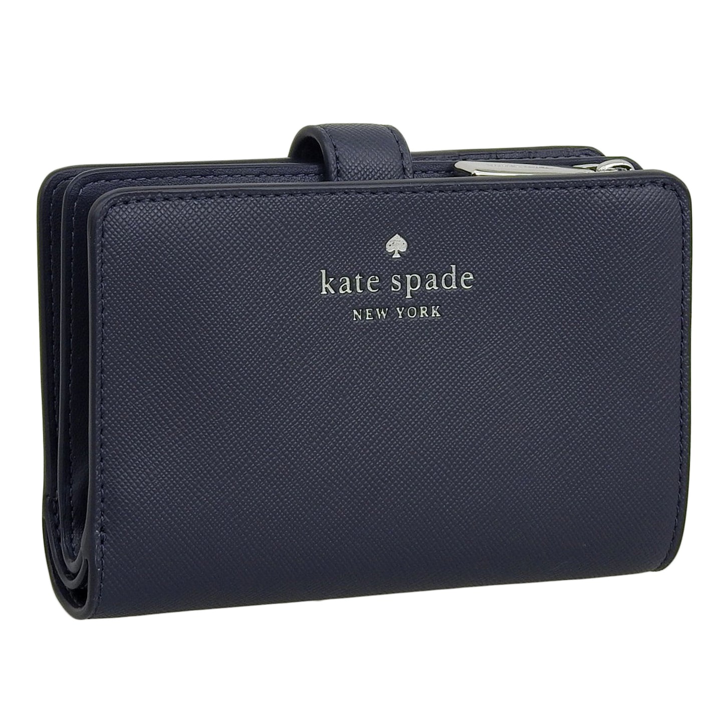 ケイトスペード 財布 レディース 二つ折り財布 アウトレット ブレイザーブルー スカイラー ミディアムコンパクトバイフォールドウォレット schuyler med compact KG676-960 KATE SPADE