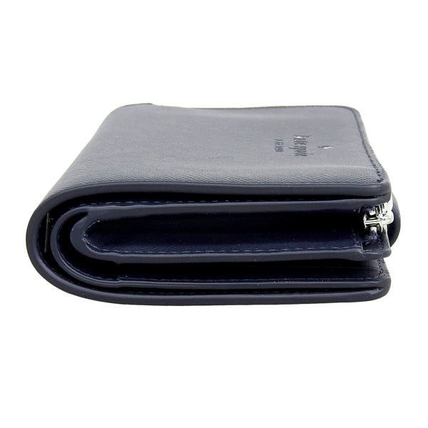 ケイトスペード 財布 レディース 二つ折り財布 アウトレット ブレイザーブルー スカイラー ミディアムコンパクトバイフォールドウォレット schuyler med compact KG676-960 KATE SPADE