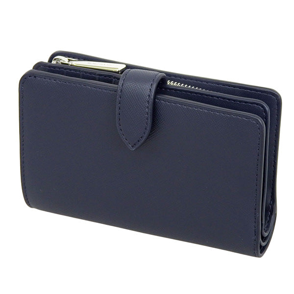 ケイトスペード 財布 レディース 二つ折り財布 アウトレット ブレイザーブルー スカイラー ミディアムコンパクトバイフォールドウォレット schuyler med compact KG676-960 KATE SPADE