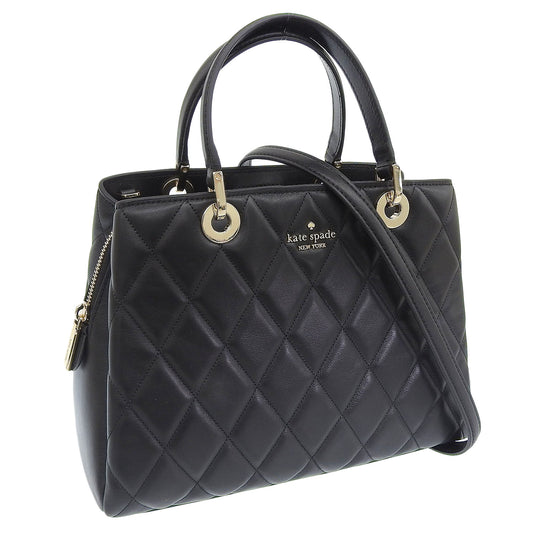 ケイトスペード バッグ レディース ショルダーバッグ ハンドバッグ アウトレット 2WAY ブラック キャリー サリバン サッチェル carey smooth quilted sullivan stchl KH227-001 KATE SPADE