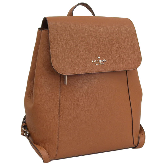 ケイトスペード バッグ レディース リュック リュックサック バックパック アウトレット レザー ブラウン レナ lena flap backpack KH437-200 KATE SPADE A4対応