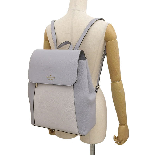 ケイトスペード バッグ レディース リュック リュックサック バックパック アウトレット レザー グレーマルチ レナ lena flap backpack KH438-020 KATE SPADE A4対応