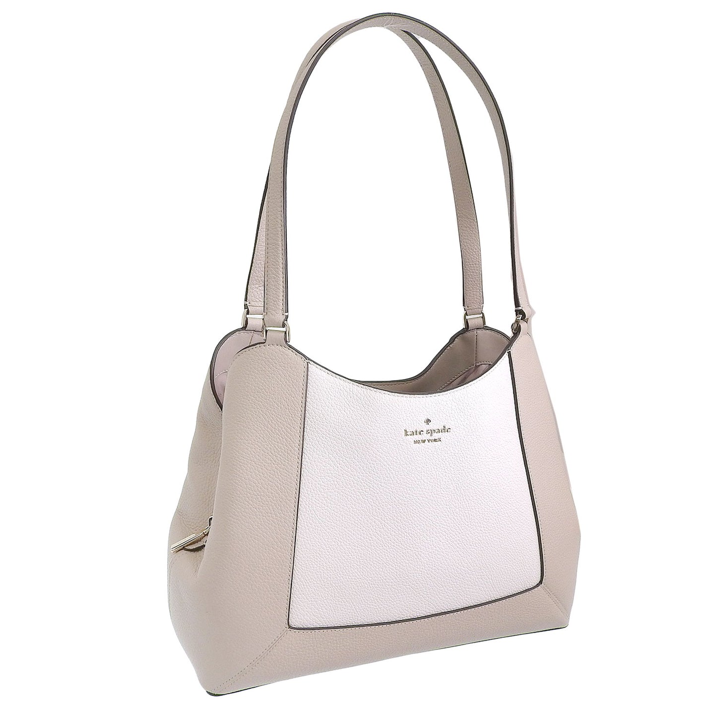 ケイトスペード バッグ レディース ショルダーバッグ アウトレット レザー ベージュ レナ カラーブロック lena colorblock pebb trpl cmp shldr KH439-250 KATE SPADE