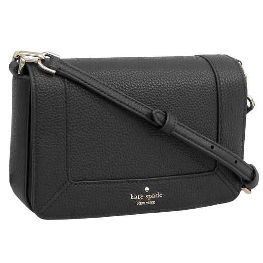 ケイトスペード バッグ レディース ショルダーバッグ アウトレット レザー ブラック レナ スモール フラップ クロスボディ lena sm flp crossbdy KH784-001 KATE SPADE