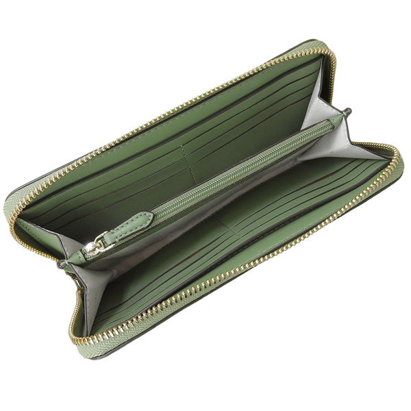ケイトスペード 財布 レディース 長財布 アウトレット レザー グリーン レナ lena lg cont wallet KH786-300 KATE SPADE