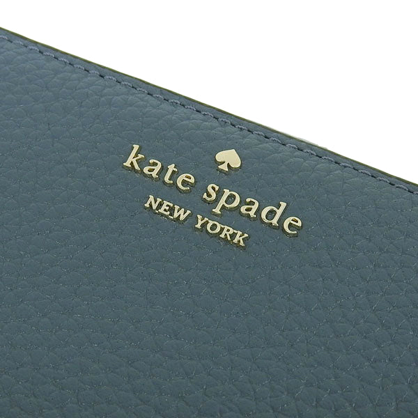 ケイトスペード 財布 レディース 二つ折り財布 アウトレット レザー ブルー レナ ミディアムコンパクトバイフォールドウォレット LENA MD COMPBIFOLD KH787-404 KATE SPADE