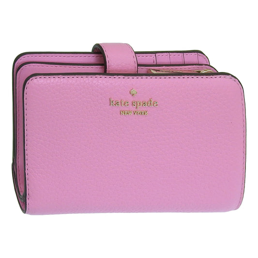 ケイトスペード 財布 レディース 二つ折り財布 アウトレット レザー ピンク レナ ミディアムコンパクトバイフォールドウォレット LENA MD COMPBIFOLD KH787-652 KATE SPADE