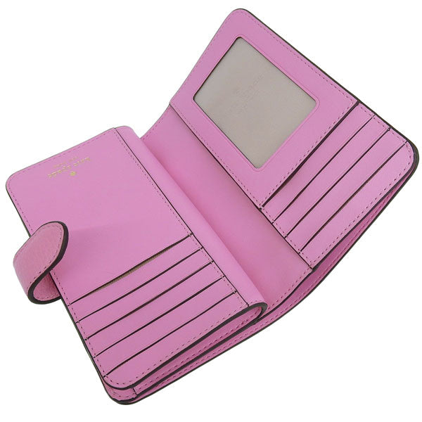 ケイトスペード 財布 レディース 二つ折り財布 アウトレット レザー ピンク レナ ミディアムコンパクトバイフォールドウォレット LENA MD COMPBIFOLD KH787-652 KATE SPADE