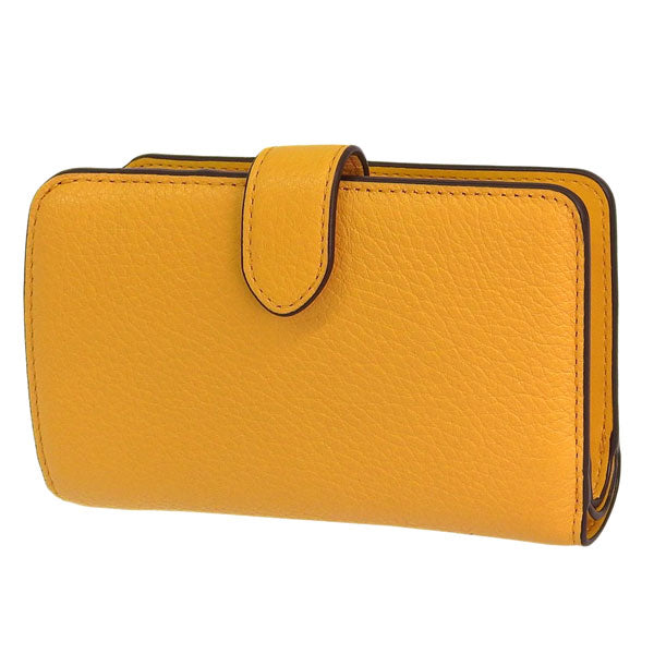 ケイトスペード 財布 レディース 二つ折り財布 アウトレット レザー イエローレナ ミディアムコンパクトバイフォールドウォレット lena md compbifold KH787-700 KATE SPADE