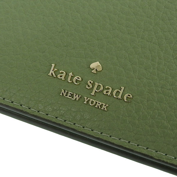 ケイトスペード 財布 レディース 二つ折り財布 アウトレット レザー グリーン レナ スモールバイフォールドウォレット LENA SM SLIMBFLD WLT KH788-300 KATE SPADE