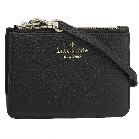 ケイトスペード カードケース レディース コインケース 小銭入れ アウトレット レザー ブラック レナ スモールカードホルダー リスレット lena sm crdhldr wrlt KH789-001 KATE SPADE