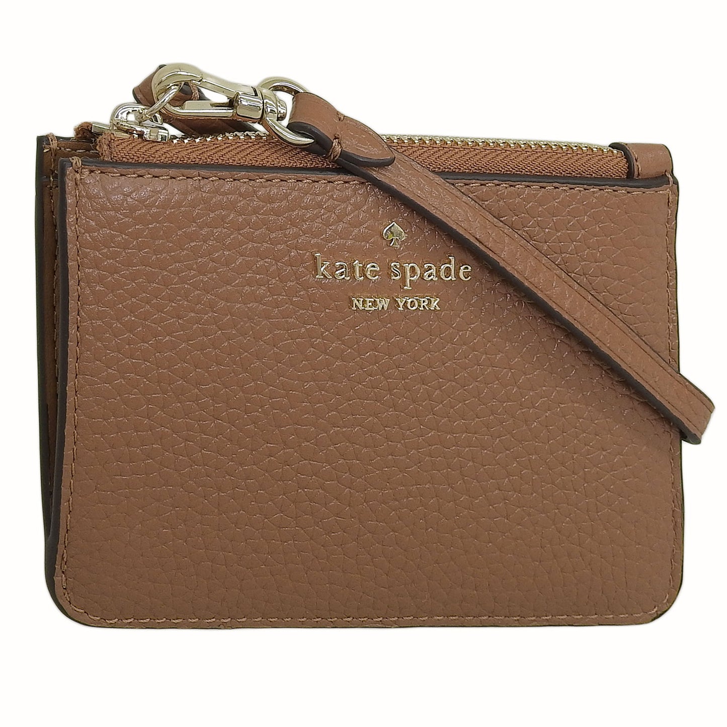ケイトスペード カードケース レディース コインケース 小銭入れ アウトレット レザー ブラウン レナ スモールカードホルダー リスレット lena sm crdhldr wrlt KH789-200 KATE SPADE