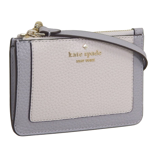 ケイトスペード カードケース コインケース 小銭入れ レディース アウトレット レザー グレーマルチ レナ カラーブロック スモール カードホルダー リスレット lena sm crdhldr wrlt KH790-020 KATE SPADE