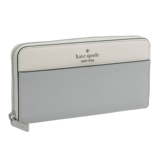 ケイトスペード 財布 レディース 長財布 アウトレット レザー グレーマルチ マディソン カラーブロック ラージ コンチネンタルウォレット madison lg cont wallet KI365-020 KATE SPADE