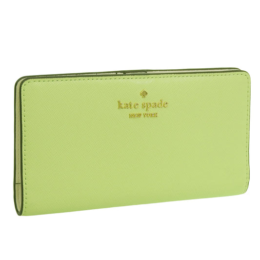 ケイトスペード 財布 レディース 長財布 アウトレット サフィアーノレザー グリーン マディソン madison lg slm bifld KI366-301 KATE SPADE