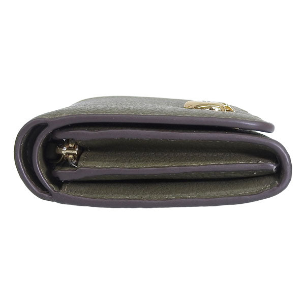 ケイトスペード 財布 レディース 二つ折り財布 アウトレット レザー グリーン ケイラ スモール Lジップウォレット kayla pebbled leather small KK056-300 KATE SPADE