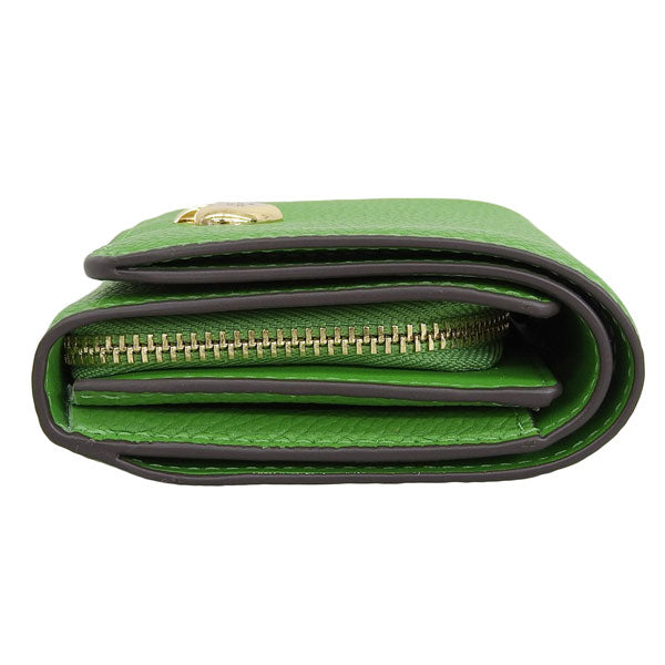 ケイトスペード 財布 レディース 二つ折り財布 アウトレット ペブルレザー グリーン ケイラ kayla pebbled leather small KK056-301 KATE SPADE