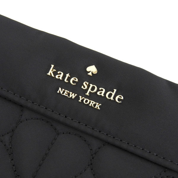 ケイトスペード コスメポーチ 化粧ポーチ レディース アウトレット ブラック spade flower qu cosmetic KK254-001 KATE SPADE