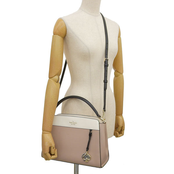 ケイトスペード バッグ レディース ショルダーバッグ ハンドバッグ 2WAY アウトレット レザー ベージュ マディソン madison medium satchel KK286-200 KATE SPADE
