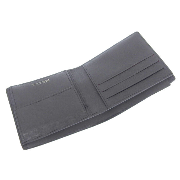 ポールスミス 財布 メンズ 二つ折り財布 レザー ブラック ゼブラ WALLET BILLFOLD COIN M2A6078-NMUZEB-79 PAUL SMITH