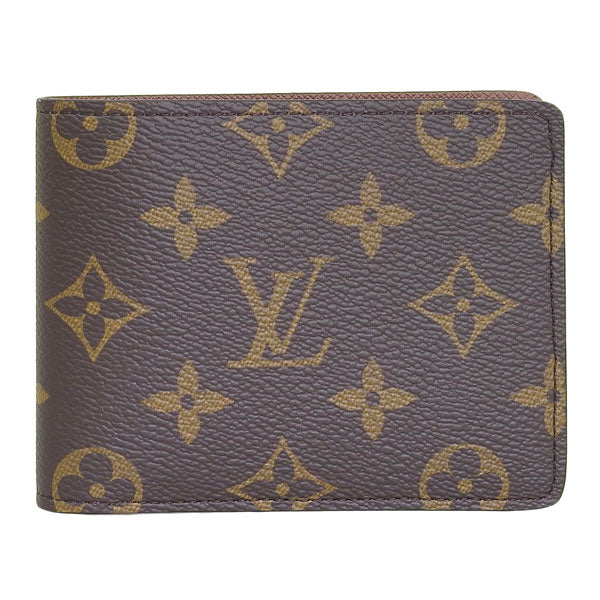 ルイヴィトン 財布 メンズ 二つ折り財布 モノグラム ブラウン ポルトフォイユ ミュルティプル Ｍ60895 LOUIS VUITTON 札入れ