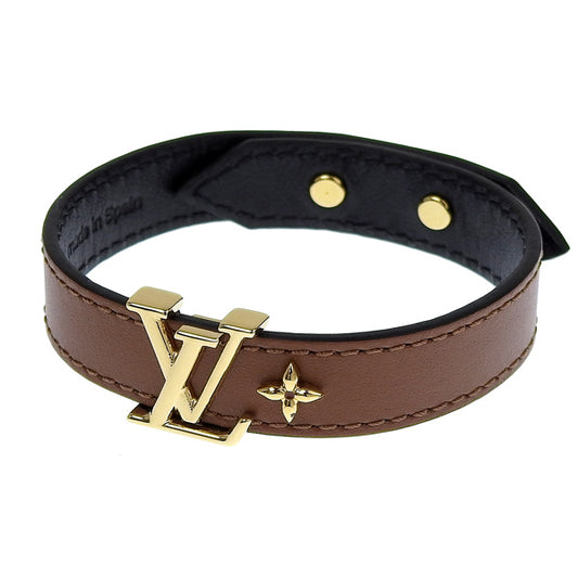 ルイヴィトン アクセサリー レディース ブレスレット 17 レザー ブラウン タン ブレスレット・LV アイコニック M8084F LOUIS VUITTON土日祝も毎日発送します