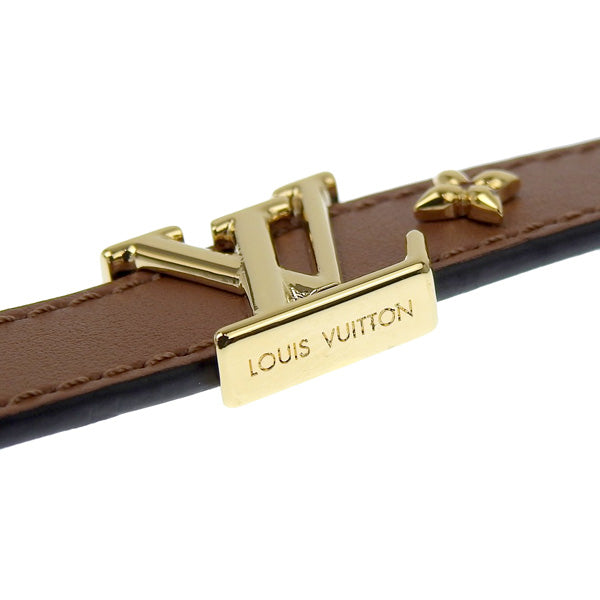 ルイヴィトン アクセサリー レディース ブレスレット 17 レザー ブラウン タン ブレスレット・LV アイコニック M8084F LOUIS VUITTON土日祝も毎日発送します