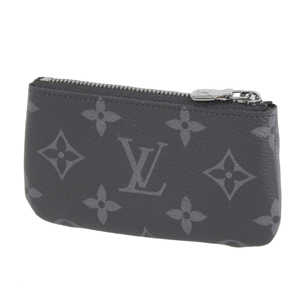 ルイヴィトン LOUIS VUITTON モノグラムエクリプス ポシェット クレ コインケース 小物 グレー×ブラック メンズ レディース m80905 父の日