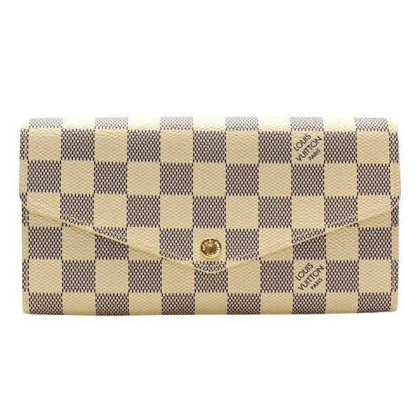 ルイヴィトン LOUIS VUITTON ショップ袋付き ダミエ・アズール 二つ折り長財布 ポルトフォイユ・サラ レディース 女性 メンズ 男性 プレゼント n63208 ブランド 父の日 新生活 　一粒万倍日 母の日　土日祝も毎日発送します