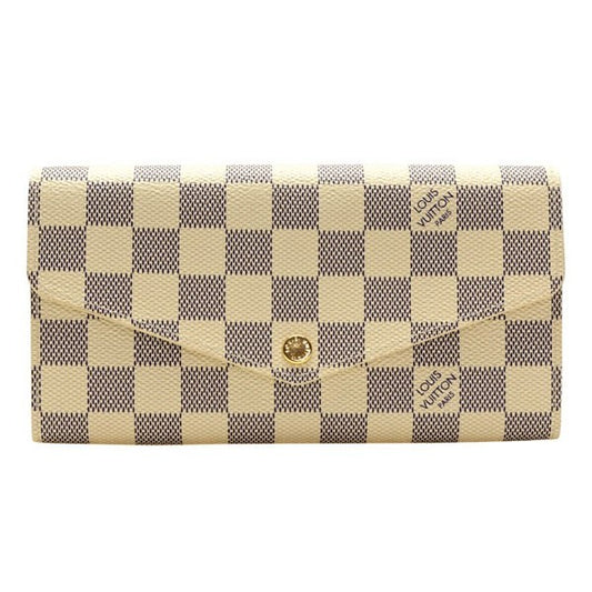 ルイヴィトン LOUIS VUITTON ショップ袋付き ダミエ・アズール 二つ折り長財布 ポルトフォイユ・サラ レディース 女性 メンズ 男性 プレゼント n63208 ブランド 父の日 新生活 　一粒万倍日 母の日　土日祝も毎日発送します