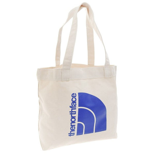ノースフェイス バッグ メンズ レディース トートバッグ ベージュ×ブルー コットントート COTTON TOTE NF0A3VWQ-VEN-BLUE THE NORTH FACE A4対応