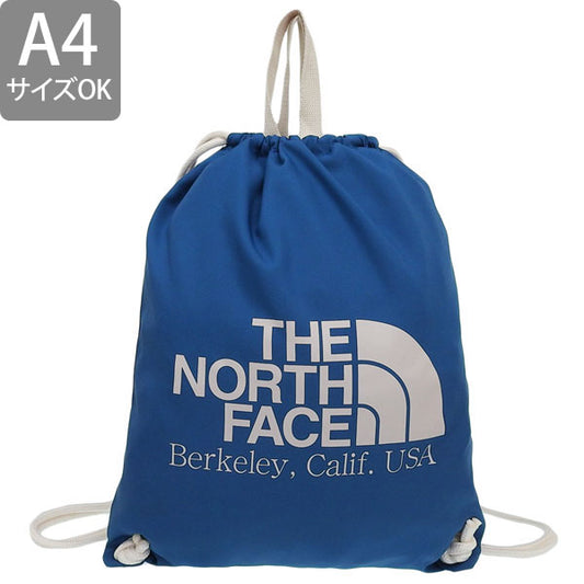 ノースフェイス バッグ メンズ レディース ナップサック リュック リュックサック バックパック トートバッグ 2WAY ブルー BIG LOGO STRING BAG NN2PQ13L-BLU THE NORTH FACE A4対応