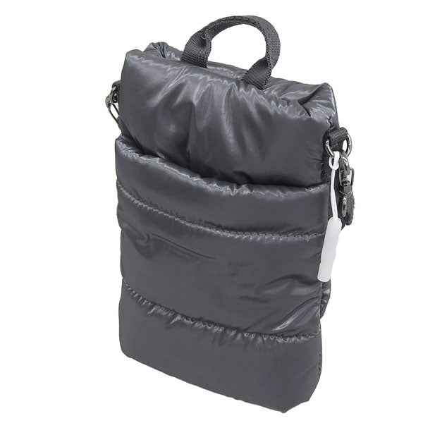 ノースフェイス バッグ メンズ レディース ショルダーバッグ ナイロン シルバーグレー K'S PADDING CROSS BAG MINI NN2PQ56S-SVG THE NORTH FACE