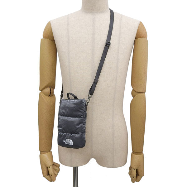 ノースフェイス バッグ メンズ レディース ショルダーバッグ ナイロン シルバーグレー K'S PADDING CROSS BAG MINI NN2PQ56S-SVG THE NORTH FACE