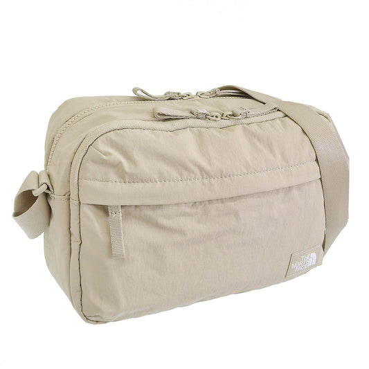ノースフェイス バッグ メンズ レディース ショルダーバッグ ナイロン ライトベージュ TRAVEL CROSS BAG M NN2PQ65B-LBE THE NORTH FACE