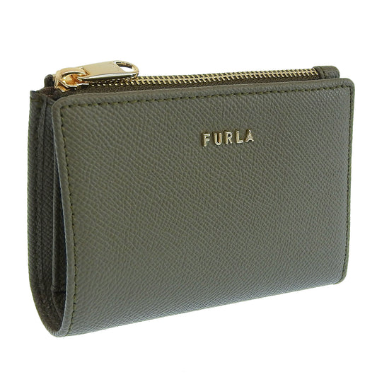 フルラ 財布 レディース 二つ折り財布 アウトレット レザー カーキグレー FURLA CLASSIC S BI-FOLD W ZIP VITELLO ANDROMEDA PCK5CL0BX03062810S