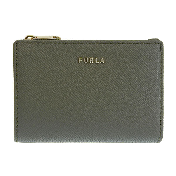 フルラ 財布 レディース 二つ折り財布 アウトレット レザー カーキグレー FURLA CLASSIC S BI-FOLD W ZIP VITELLO ANDROMEDA PCK5CL0BX03062810S