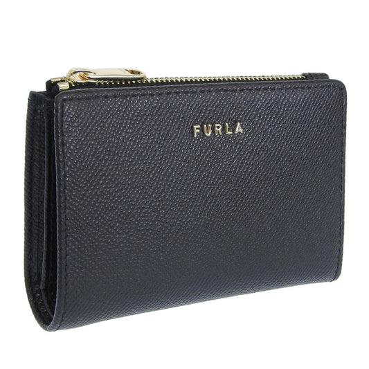 フルラ 財布 レディース 二つ折り財布 アウトレット レザー ブラック BI-FOLD S W/ZIP PCK5CL0BX0306O6000 FURLA