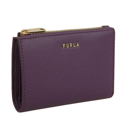 フルラ 財布 レディース 二つ折り財布 アウトレット レザー パープル FURLA CLASSIC S BI-FOLD W/ZIP VITELLO SIDNEY PCK5CL0BX3104AI000