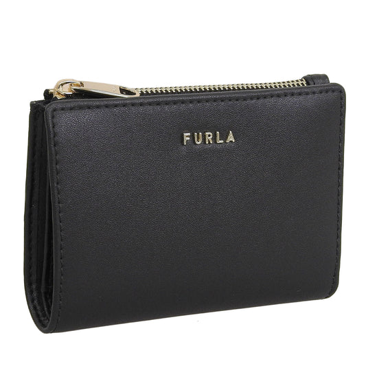 フルラ 財布 レディース 二つ折り財布 アウトレット レザー ブラック FURLA CLASSIC S BI-FOLD S Z/W WALLET PCK5CL0BX3104O6000