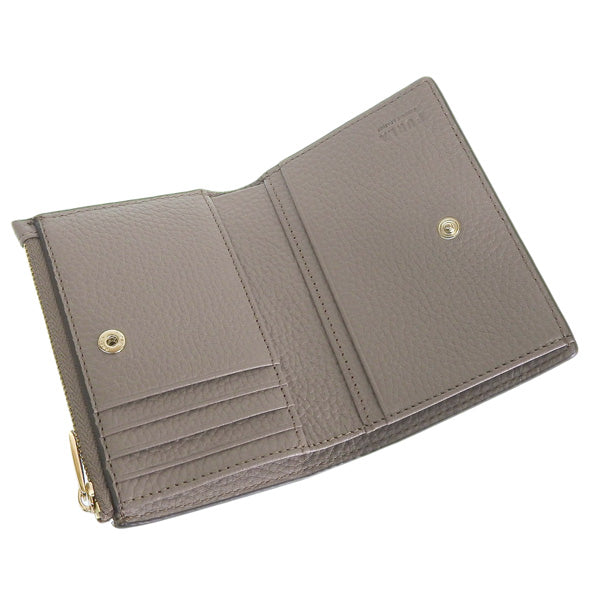 フルラ 財布 レディース 二つ折り財布 アウトレット レザー グレー リッツィー RITZY S BI-FOLD W ZIP PCO9RZYBX03052572S FURLA 母の日　土日祝も毎日発送します