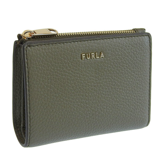 フルラ 財布 レディース 二つ折り財布 アウトレット レザー カーキグレー リッツィー FURLA RITZY S BI-FOLD W ZIP VITELLO KERIA PCO9RZYBX03052810S