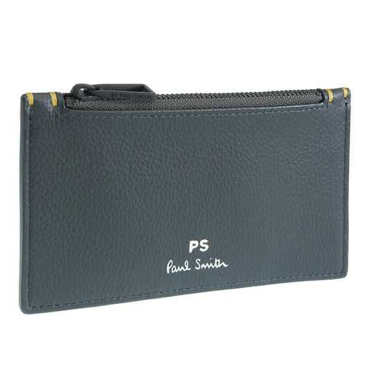 ポールスミス 小物 メンズ カードケース アウトレット レザー ダークグリーン PSMC0226 PAUL SMITH 母の日　土日祝も毎日発送します