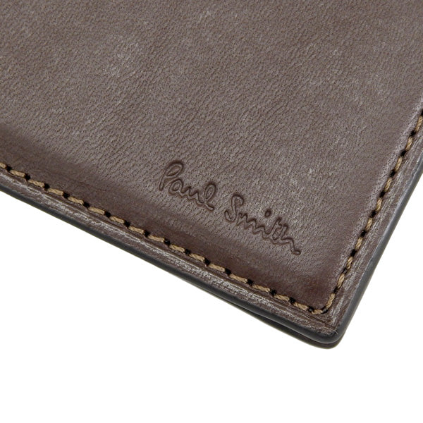 【新品未使用】Paul Smith オールドレザー2 コインケース チョコ ポールスミス 小物 メンズ レディース コインケース