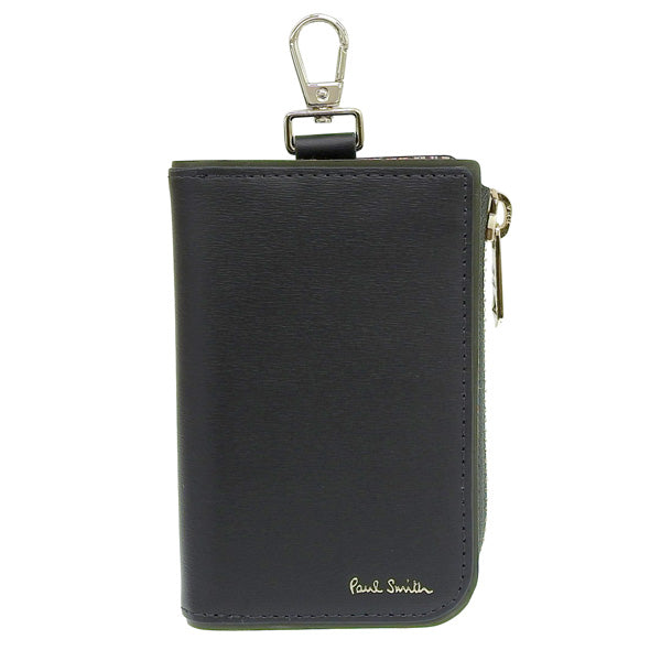 ポールスミス 小物 メンズ レディース キーケース アウトレット レザー ダークグリーン PSME0115 PAUL SMITH 母の日　土日祝も毎日発送します