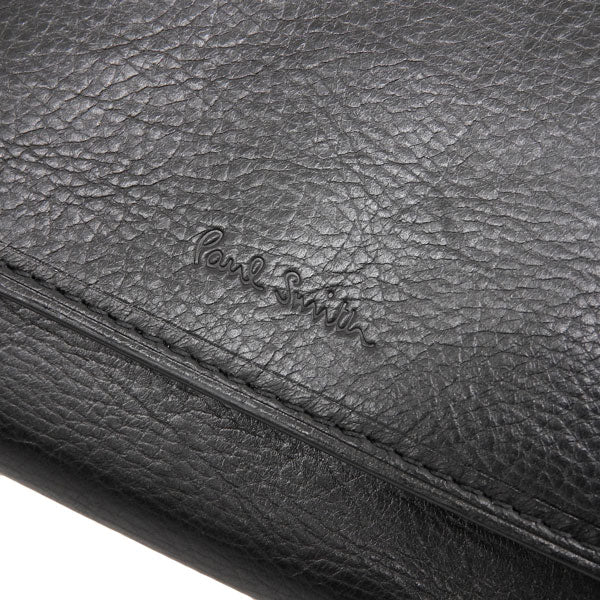 ポールスミス コインケース 小銭入れ メンズ アウトレット レザー ブラック マルチストライプ PAUL SMITH