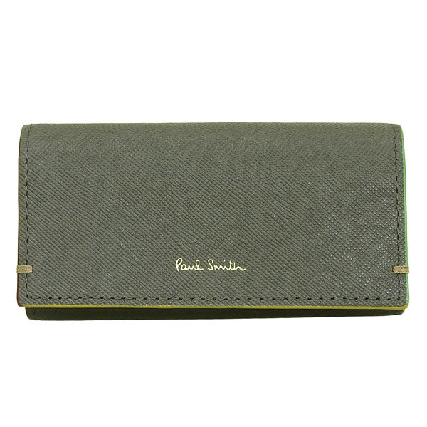 ポールスミス 小物 メンズ キーケース アウトレット レザー グレー PSMK0158 PAUL SMITH 母の日　土日祝も毎日発送します